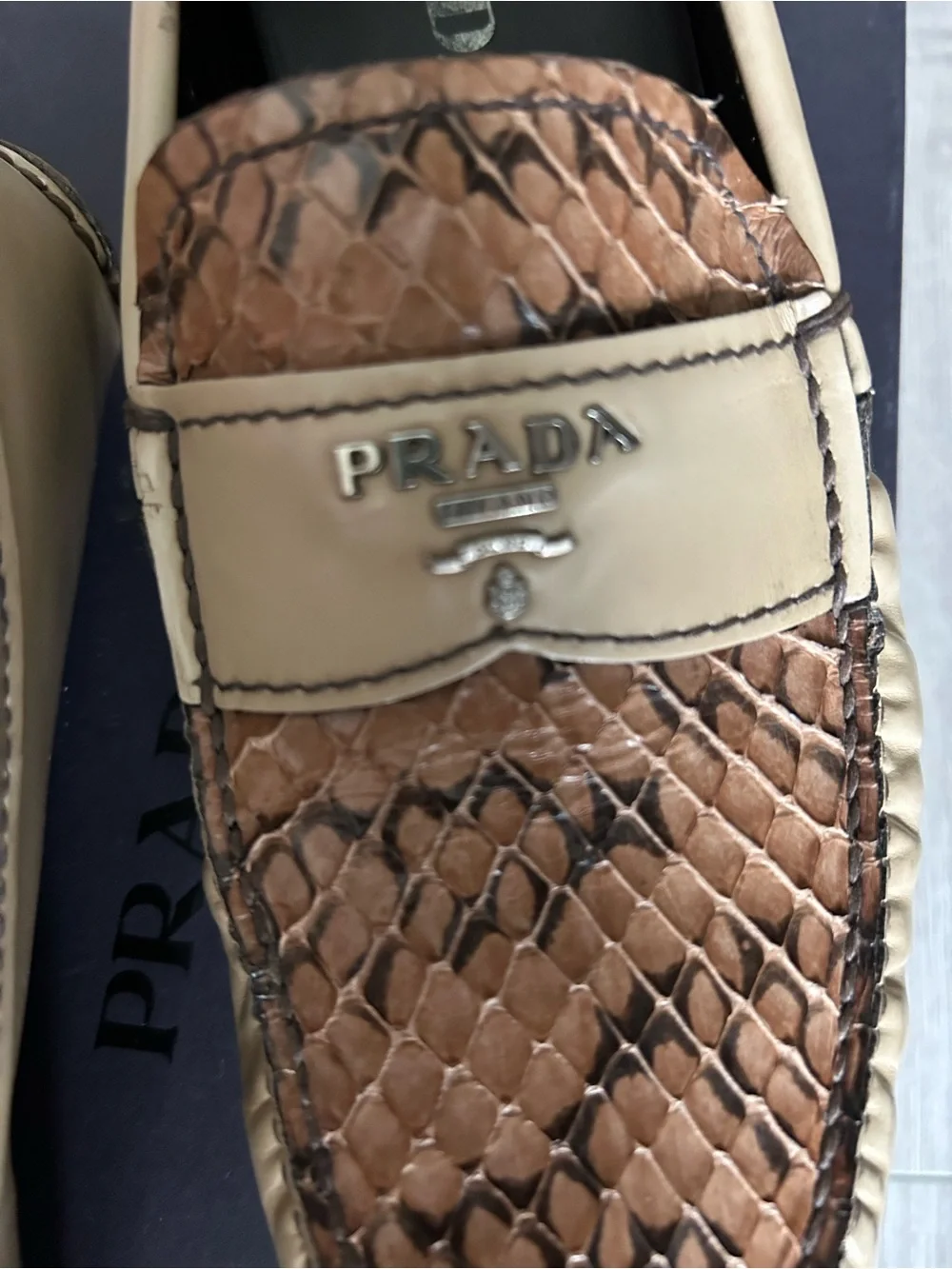Prada men’s leather